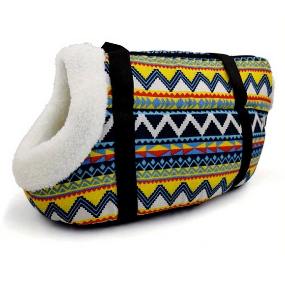 Fleece Lined Small Pet Carrier New - Picture 5 of 5